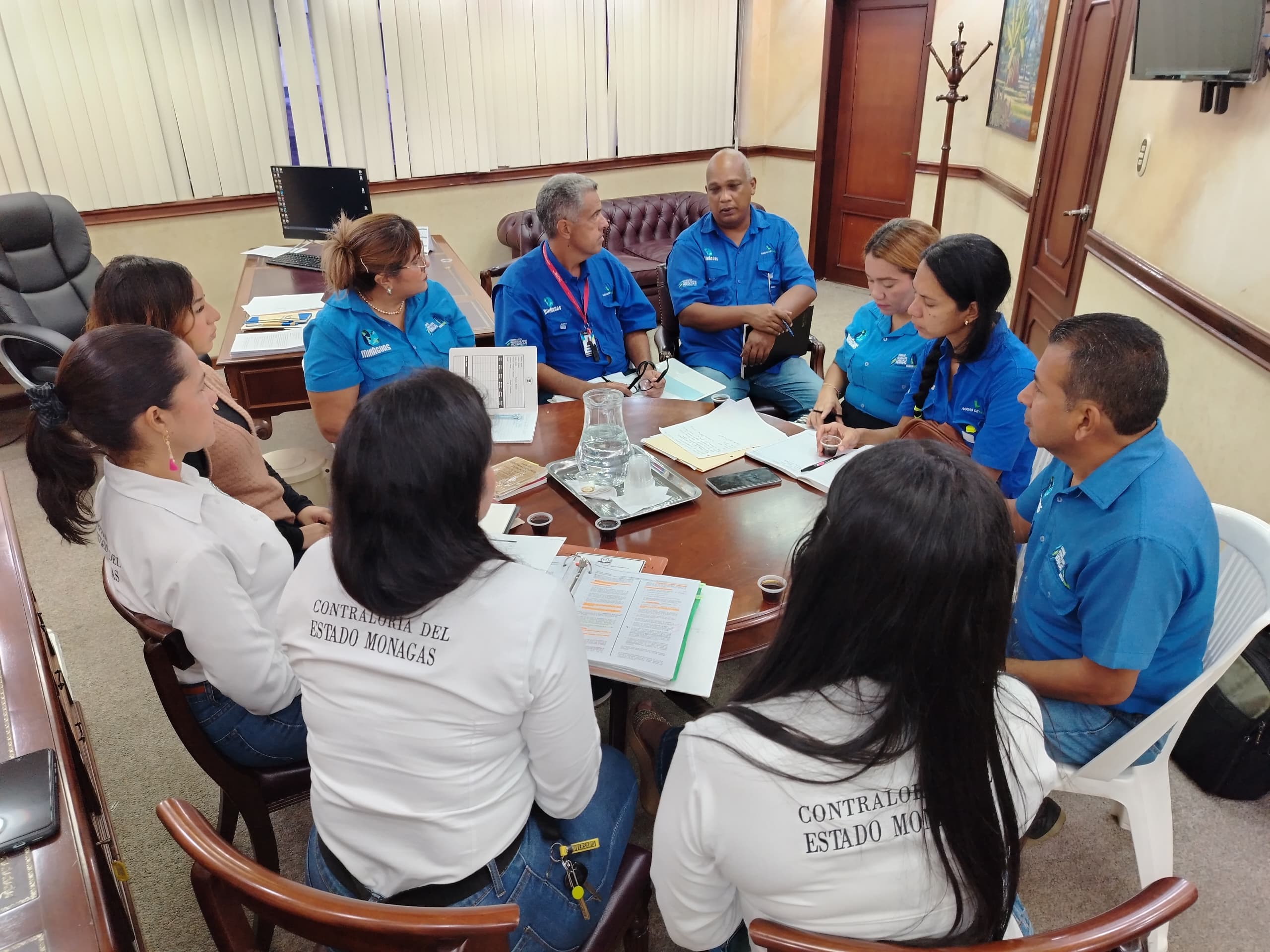 Contraloría del estado Monagas realizó mesa de trabajo sobre contrataciones públicas